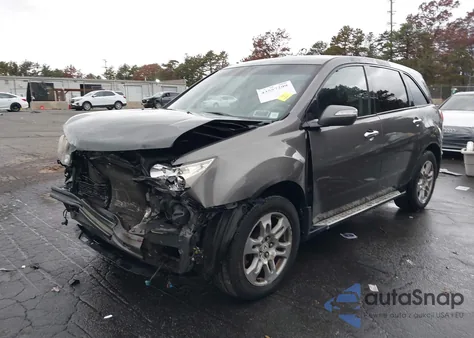 2007 Acura Mdx Technology Package z USA, uszkodzony, nr VIN 2HNYD28387H527558